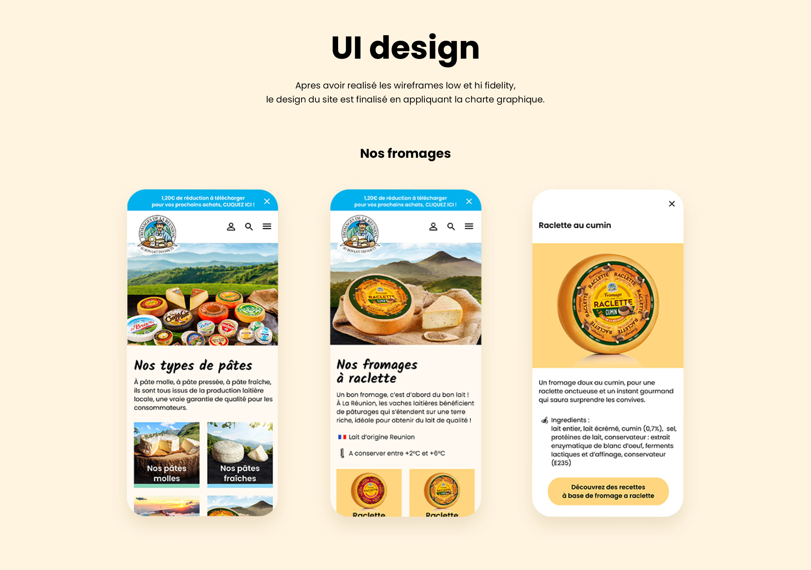 Fromages de la réunion - ux/ui - slide14