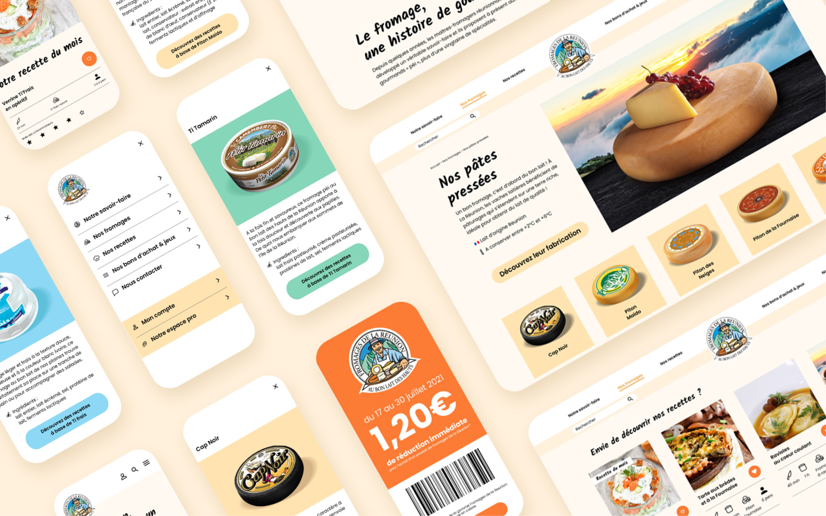 Fromages de la réunion - ux/ui - slide20